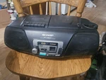Sharp QT-CD111 Cassette Player Portable Works!. Fixed Price $49.99.