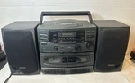 Vintage Optimus Fm/am Cd Double Cassette Boombox Radio Detachable Speakers. Fixed Price $174.99.