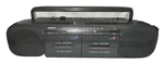 Vintage 1988 Sanyo W707 Radio Dual Cassette Stereo Boombox -used/works. Fixed Price $69.99.