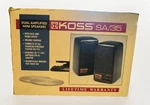 Koss Sa / 35 Dual Amplified Portable Stereo Speakers Digital Ready New. Fixed Price $29.95.