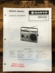 Sanyo M6400 Cassette Service Manual *original*. Fixed Price $14.97.