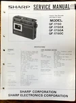 Sharp GF-1750 -1750X -1750A -1750C Radio / Boombox Service Manual *original*. Fixed Price $14.97.