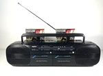 Vintage Sanyo Mw 708 Boombox Stereo High Speed Dubbing Duel Cassette - One Touch. Fixed Price $43.99.