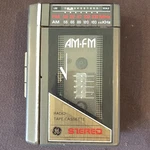 Ge 3-5472B Am/fm Radio Cassette Player Stereo Headphone Jack Black Silver. Fixed Price $40.98.