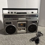 Vtg Toshiba Bombeat 12 Mkii Boombox Stereo Radio Cassette RT-8290S- Repair Only. Fixed Price $149.99.