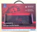 Mvmt Serenity Red Light Wireless Bluetooth Speaker Sleep White Noise Nib!. Fixed Price $89.00.