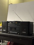 Sharp GF-CD55 X-bass Boombox Cassette Radio Portable Stereo 1990 Vintage. Fixed Price $149.00.
