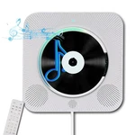 Portable Wall Mounted Cd Player With Bluetooth, Mountable White. Fixed Price $61.99.