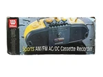 Vintage 90'S Wilson Boombox Radio Cassette. Rare Sports Yellow - WBB85Y New. Fixed Price $140.00.