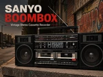 Sanyo Boombox Rare Vintage Stereo Cassette Recorder. Fixed Price $3114.11.