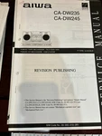 Aiwa CA-DW235 CA-DW245 Repair Service Manual From The Usa 958 1438 **original**. Fixed Price $24.99.