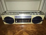 Vintage Sharp GF-7 Portable Boombox Am/fm Radio Cassette Plays Records Perfectly. Fixed Price $114.13.