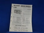 Sharp GF-5252 Radio Cassette Tape Player Service Manual. Fixed Price $19.98.