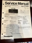 Panasonic RX-CT990 RXCT990 Boombox Service Manual From The Usa **original**. Fixed Price $15.99.