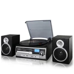 Trexonic TRX-28SP 3-SPEED Vinyl Turntable Home Stereo System Cd Player Fm Radio. Fixed Price $144.54.