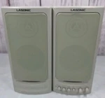 Speaker Set Lasonic Stereo Amplified TVS-825 Powered Computer Vtg 24 Watt. Fixed Price $40.00.