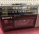 Vintage Sony Am Cassette-corder 2 Bands CFM-140 Battery Operated Works!!!. Fixed Price $36.50.