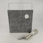 Ikea Eneby Bluetooth Wireless Speaker Gray Fabric White Cube Model E1720. Fixed Price $39.99.