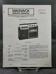 Magnavox Repair Service Parts Manual For 1981 AR496 Portable Radio/cassette Deck. Fixed Price $11.00.