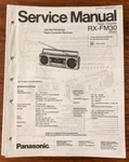 Panasonic RX-FM30 Radio Cassette Service Manual *original*. Fixed Price $24.97.