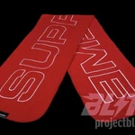 FW17 Supreme Polartec Logo Scarf Red 2017. Fixed Price $90.00.